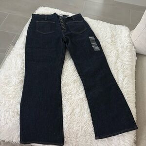 New Loft kick crop high rise Jean